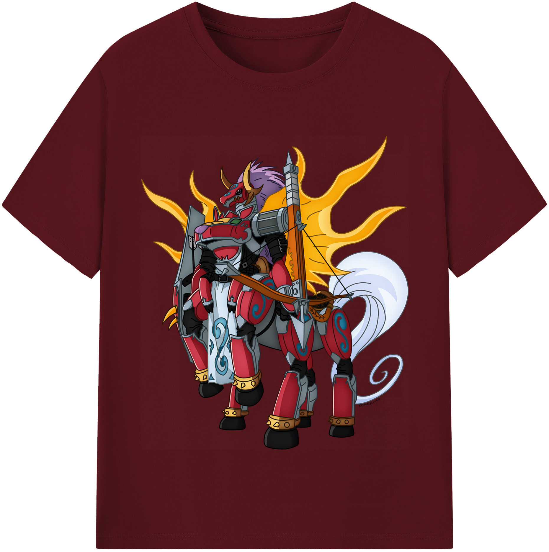 （画像用） Digimon デジタルモンスター/デジモン 綿100％半袖Tシャツ（フロントプリント）
